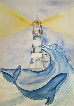 Whale Stock Illustration