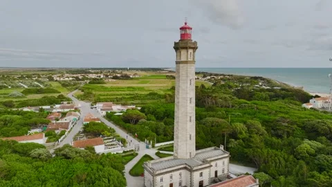 WHALE LIGHTHOUSE, Saint-Clement-des-Baleines, Atlantic, France, Europe Stock-Footage 311273185