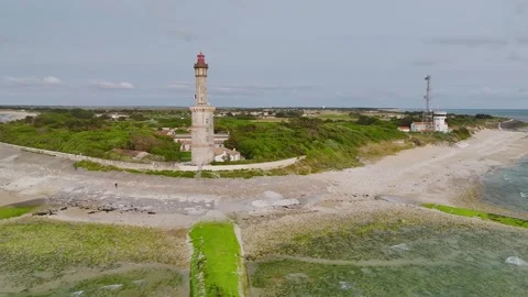 WHALE LIGHTHOUSE, Saint-Clement-des-Baleines, Atlantic, France, Europe Vidéo 311273230