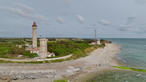 WHALE LIGHTHOUSE, Saint-Clement-des-Baleines, Atlantic, France, Europe Vidéo 311306526
