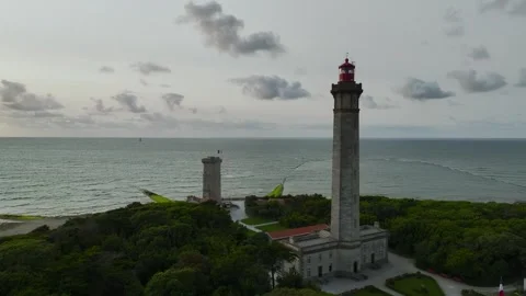 WHALE LIGHTHOUSE, Saint-Clement-des-Baleines, Atlantic, France, Europe Vidéo 311306543