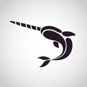 Whale logo vector Stock Illustration