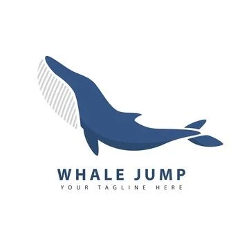 Whale logo vector Stock Illustration