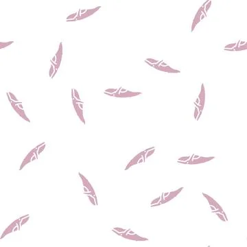 Whale ocean glyph seamless pattern 스톡 일러스트