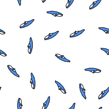 Whale ocean vector seamless pattern Illustrazione stock