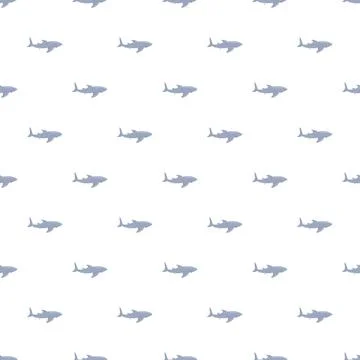 Whale shark pattern creating seamless marine background 스톡 일러스트