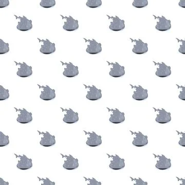 Whale shark underwater repeating pattern marine life background Illustrazione stock
