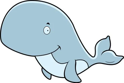 Whale Smiling Stock Illustration
