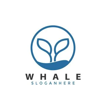 Whale Tail logo Designs vector illustration Иллюстрация