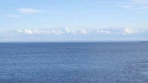 Whale's Back Gliding in the Distance Video stock 289466971