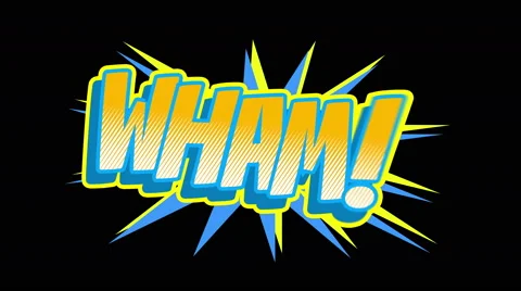 WHAM Comic expresion with matte Видео 49004923