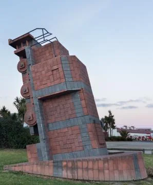 Whanganui Brick Train Stock Photos