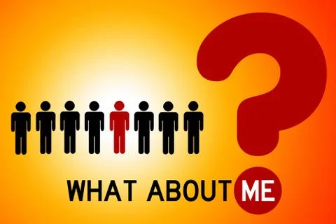 What about me Stock Illustration