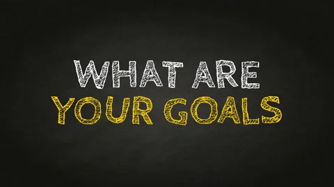 What are your goals Video stock 189919245