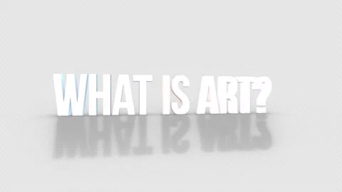 What is art 3D Text spinning on an orange background. 360-degree rotation 動画素材 276682986