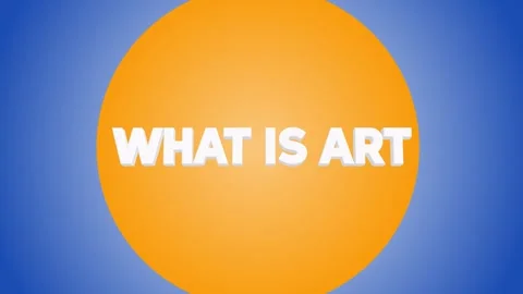 WHAT IS ART 3D Text Transition 4k Видео 271120954