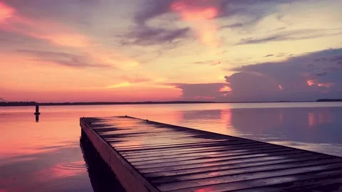 What a beautiful lake Stock Footage 211662480