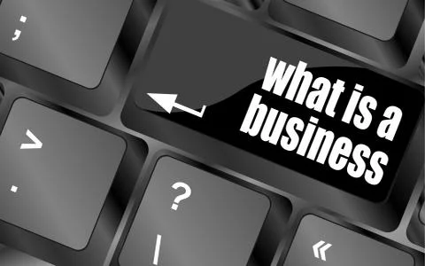 What is business button on computer keyboard key Illustrazione stock