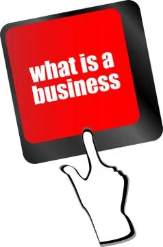 What is business button on computer keyboard key Illustrazione stock