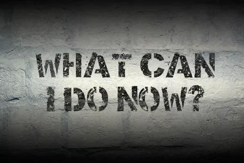 What can I do now gr Ilustración de archivo