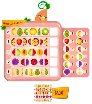What comes next fruit  스톡 일러스트