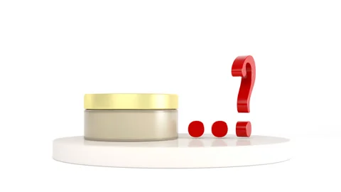 What is the composition of this cosmetic product? 3D Rendering Stock Footage 168801993