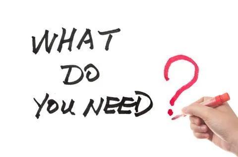 What do you need? Stock Photos