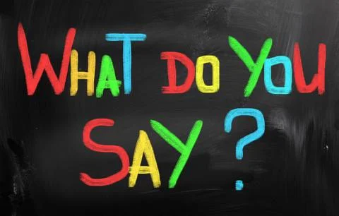 What do you say concept イラスト素材