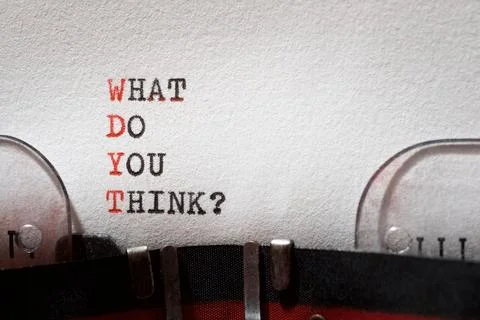 What do you think question Stock Photos