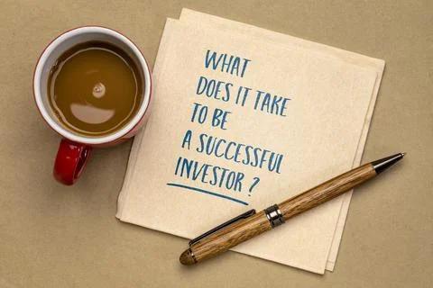What does it take to be a successful investor? Stock Photos