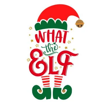 What the Elf (what the hell) Illustrazione stock