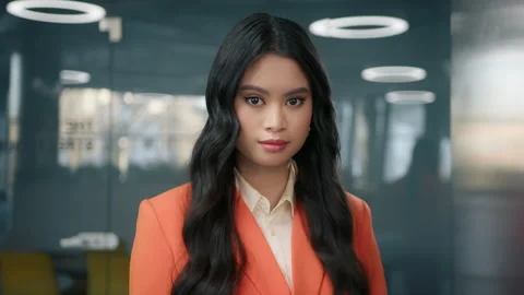 What is going on, doubts concerns face expression looking into web camera call Vídeos de archivo 244667822