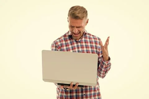 What is going on. Programming and web development. Remote job. Freelance worker Foto stock