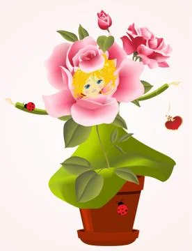 What has grown up here Stock Illustration