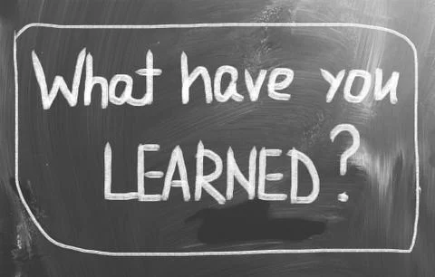 What have you learned concept Stock Illustration