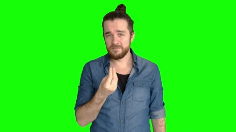 "What the hell are you saying?" with two hands Stock Footage 149079496