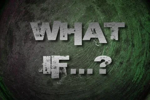 What if concept Stock Illustration