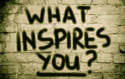 What inspires you concept Illustrazione stock
