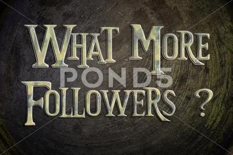 What more followers concept Stock Illustration