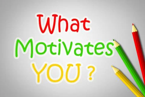 What motivates you concept Stock Illustration