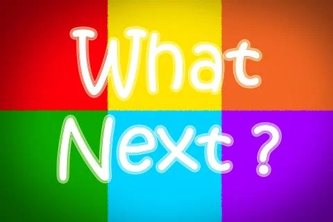 What next concept Stock Illustration