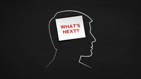 What is next ? Stock Illustration