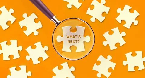 WHAT IS NEXT ? Stock Photos