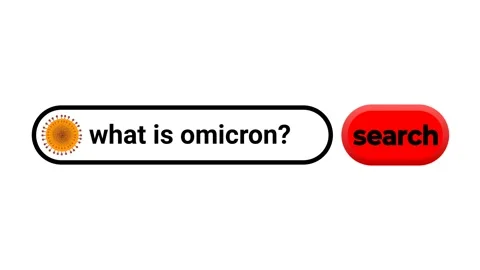 What is omicron search animation Stock Footage 229537686