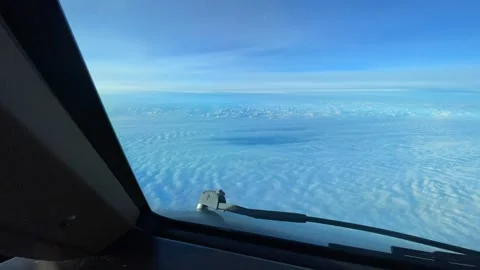 What a pilot sees Stock Footage 232544562