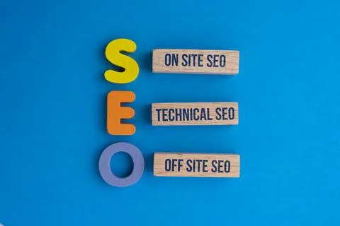 What is a SEO. on-site, SEO, Technical SEO. Finance Business Concept. Techn.. Stock Photos