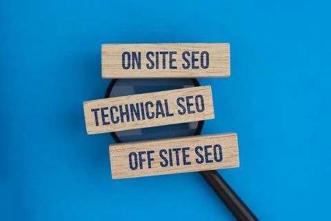 What is a SEO. on-site, SEO, Technical SEO. Finance Business Concept. Techn.. 写真素材