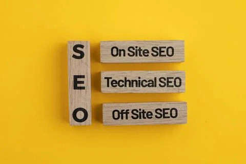 What is a SEO. on-site, SEO, Technical SEO. Finance Business Concept. Techn.. 写真素材