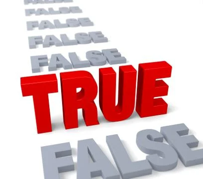 What is true stands out Illustrazione stock
