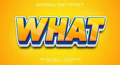 What vector text effect with modern style design Stock Illustration